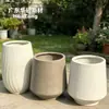 Macetero de Cemento con Forma de Arco para Esquina sin Bordes Afilados para Mayor Seguridad Paisajismo Exterior de Jardín de Infancia Enverdecimiento Plantación Canaleta para Flores