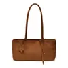 Bolso de gamuza para mujer 2026 nuevo de moda otoño vintage Maillard bolsa de mano para la ciudad gran capacidad bolso de hombro
