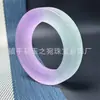Venta al por mayor del fabricante Pulsera de Jade de Cuarcita Sala de Transmisión en Vivo de Tela de Rizo Exhibición Color Jade Hielo Alto Pulsera de Flor Flotante de Hielo