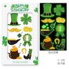Irlanda transfronteriza St. Sombrero Verde de San Patricio Lentejuelas Cerámica Blanda Joyería para Uñas Uñas Luminosas Calcomanía Tatuaje