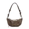 Bolsas de Nicho Tendência e Populares Deste Ano para Mulheres 2026 Nova Moda Versátil Bolsas Transversais Bolsas de Ombro Formato Bolinho Bolsas Croissant