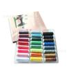 Hilo de Coser de 12 Colores/24 Colores/39 Colores Poliéster Hilo Pequeño Cupón 402 Máquina de Coser Hilo de Coser a Mano