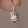 Colar Sino Estrela Explosão de Diamantes Brilhantes Vintage Prata Escovada para Mulheres, Pingente de Nicho de Luxo Leve com um Toque de Alto Padrão, Acessório de Corrente para Clavícula