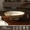 Cuenco Cerámico de Alta Gama Estilo Madera Natural para Uso Doméstico, Cuenco para Ramen, Cuenco Personalizado para Fideos de Restaurante, Cuenco para Comedor, Resistente a Altas Temperaturas, Vajilla Apta para Microondas