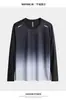 Camiseta Masculina de Secagem Rápida para Esportes Manga Longa Primavera e Verão Top para Corrida Roupas de Treino Camiseta Básica Absorvente de Suor Respirável