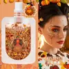 Carnaval Festival de Ação de Graças Transfronteiriço Maquiagem Holográfica Criativa de Peru Gel com Glitter de Folha de Bordo Gel Brilhante para Corpo e Rosto