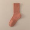 Calcetines de mujer para otoño e invierno, con forro polar, gruesos, cálidos, transpirables, con parte inferior de toalla, calcetines deportivos de algodón de tubo largo para mujer, venta al por mayor