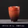 Caneca de Café Cerâmica Torneada em Forno, Caneca Retro Gradiente de Aparência Sofisticada, Copo de Enxágue Bucal Criativo de Grés, Copo de Água Doméstico para Pousada