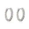 Pendientes Asimétricos Pequeños Estilo Metal Transfronterizo Aogu Chapados en Oro de 18 Quilates con Patrón Asimétrico Retro para Mujer Moda Pendientes Elegantes