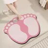 Alfombrilla de baño de tierra de diatomeas Footprint, alfombrilla de baño, alfombrilla absorbente y antideslizante para la entrada del inodoro, duradera y fácil de limpiar