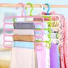 Perchero Antideslizante para Pantalones Estilo Similar a Douyin Cinco Capas Multifuncional Colgador de Ropa Doméstico Multicapa Clip para Pantalones Colgador de Ropa para Pantalones