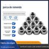 Atacado do Fabricante Porcas Resistentes a Altas Temperaturas Anticorrosivas Ferragens de Aço Inoxidável 304 Peças de Cobre Estanho Fosco Patch Cilíndrico Latão Resistente a Altas Temperaturas