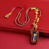 Corda de Pingente Trançada Pura Nova Original Chinesa Estilo Étnico Tibetano Corda de Pingente Zajiram Artesanal Retrô Estilo Nacional