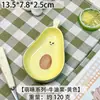 Vajilla de Limón Linda de Dibujos Animados para Uso Doméstico, Plato Creativo de Cerámica de Alto Valor con Forma de Fruta, Plato para Ensalada y Postre, Plato para Frutas