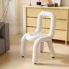 Taburete de Tocador, Taburete de Tocador para Dormitorio, Silla de Comedor de Diseñador con Tubo Curvado, Silla Pulpo, Silla de Maquillaje Dopamina, Silla Irregular