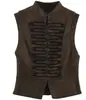Moda femenina europea y americana transfronteriza INS popular de moda casual chaleco con textura de gamuza y hebilla anudada