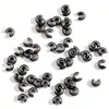 Tubo de posicionamiento de cierre de metal multicolor galvanizado transfronterizo, tubo en forma de U, cuenta abierta, accesorios para joyería de collar y pulsera hechos a mano para DIY