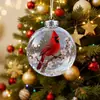 Pingente de Decoração de Árvore de Natal Bola de Natal Bola Transparente de Natal Criativo Transfronteiriço Festival Esportivo de Árvore de Natal Bola de Plástico