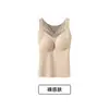 Chaleco Térmico de Grafeno Personalizado para Mujer, Cuello en V con Ribete de Encaje, Copa Cepillada, Capa Base Integrada, Top sin Mangas