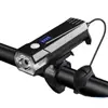 Luz de Bicicleta para Conducir de Noche 3 en 1 Luz de Ciclismo Impermeable Luz de Bicicleta para Montaña y Carretera al Aire Libre Bocina Integrada