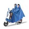 Capa de Chuva Oversized em Tecido Oxford Duplo para Adultos Homens e Mulheres Capa de Chuva Especial para Carro Elétrico Motocicleta Extra Espessada