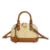 Bolso cruzado original de marca de diseñador europeo y americano para mujer, 26 nuevos bolsos de mano estampados de moda, bolso tipo concha versátil, bolso de hombro y cruzado