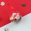 Natal Ano Novo criativo presentes pequenos para crianças embalagem de bola de desenho animado caixa de presente caixa de doces de folha de flandres estoque atacado