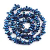 Directo de fábrica 4-8 piedra negra con cuentas moldeadas chapadas en mineral negro cuentas sueltas accesorios para pulsera collar DIY venta al por mayor de cuentas