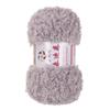 Hilo de Lana de Terciopelo Bucle Tejido a Mano Grueso Medio para DIY Suéter Bufanda Sombrero Muñeca 100g