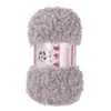 Hilo de Peluche de Lana Rizada de Oso Hecho a Mano Diy 50G Tejer Estilo Ins Bufanda Sombrero Muñeco de Dibujos Animados Hilo