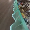 Cortinas de Techo Coloridas Transfronterizas para Restaurantes, Casas de Huéspedes, Hoteles, Decoraciones de Techo para Bodas con Iluminación RGB para Exteriores, Cortinas de Luz Flotantes