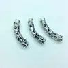 Pulsera de Plata de Xizang con Tallado Hueco de Tallo, Tallo, Tallo, Accesorios de Tubería Curva, Cuentas de Buda de Xizang, Accesorios de Ratán Medicinal, Funda, Suéter