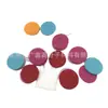 Esponja para uñas degradado blanco rosa al por mayor, estrella hexagonal, algodón para colorear uñas, esponja filtro absorbente de aceite