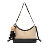 Bolso de Cadena Acolchado Retro Coreano para Mujer 2025 Nuevo Bolso de Hombro Cruzado de Alta Gama para el Trabajo Bolso Tote de Axila