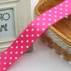 Fita de Poliéster Estampada com Bolinhas Grandes de 38mm Acessórios de Cabelo DIY Grampo Flor de Cabeça Aro de Cabelo Laço Material Artesanal