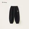M bem-estar não reembolsável outono e inverno calça casual infantil jeans para meninas calças esportivas para meninos calças infantis liquidação