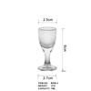 Copo de Vinho Pequeno Transparente de Vidro Alto Criativo Simples Copo de Vinho Doméstico Copo de Bebida Destilada Pequeno Comercial para Bar Hotel