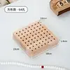 Suporte de exibição para grampos de cabelo painel de madeira com pinos secador de argila leve painel de armazenamento para flores de crochê DIY banca
