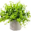 Flores Artificiales, Arreglos de Flores Artificiales, Bonsáis Artificiales, Plantas Pequeñas Artificiales en Maceta, Plantas Verdes Artificiales para Decoración de Sala de Estar, Oficina, Entrada y Gabinete de Vino