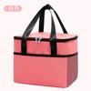 Bolsa Aislante Explosiva Transfronteriza Engrosada Bolsa Aislante para Exteriores Plegable Bolsa de Hielo para Picnic Cruzada de Gran Capacidad Bolsa de Almuerzo Portátil