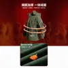 Chaqueta de Terciopelo de Otoño e Invierno Softshell Combate Impermeable Talla Grande Ropa de Trabajo Holgada Casual Ciclismo Ropa de Trabajo para Exterior