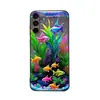 Adequado para Capa de Celular Samsung S25Ultra Peixe Coral A17 Capa Protetora S26 S24Tpu Fosco A06 Capa Macia