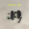Acessórios para Máquina de Colagem de Fitas de Borda 335: Porta-Agulha, Grampo de Fio, Alavanca de Mola com Altura Ajustável, Chave de Agulha, Guia de Fio, Tubo de Puxar, Base
