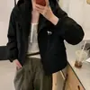 Nueva chaqueta cortavientos con capucha de alta gama para otoño para mujer, chaqueta de trabajo, casual y versátil, estiliza y es elegante