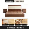 Cama tatami de piso, adequada para apartamentos pequenos, cama estofada, móveis residenciais, imóvel para aluguel, cama minimalista para pousadas