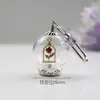 Criativo Papai Noel Árvore de Natal Boneco de Neve Cobertura de Vidro Transparente Pingente Série de Natal Chaveiro Pingente de Presente