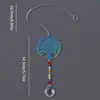 Decoração de Jardim Metal Outdoor Venda Quente Transfronteiriça Pingente Sino de Vento de Cristal Ornamento Pendurado Apanhador de Sol Decoração Pendurada Aérea