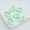 Acrílico Colorido Anel Aberto Corrente de Combinação Fivela de Grampo de Cabelo Fivela DIY Acessórios de Material para Bolsa Joia Chaveiro