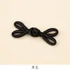 Fecho borboleta de mão com duas alças, novo fecho de linha única estilo chinês, botões acessórios decorativos para melhorar vestidos cheongsam e Hanfu