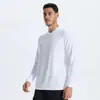 Sudadera con capucha de color liso, manga larga, elástica, protector solar, antiarrugas, para correr, fitness, casual, T70-Lg, fina, de secado rápido, para primavera y otoño